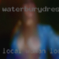 Local woman looking strings